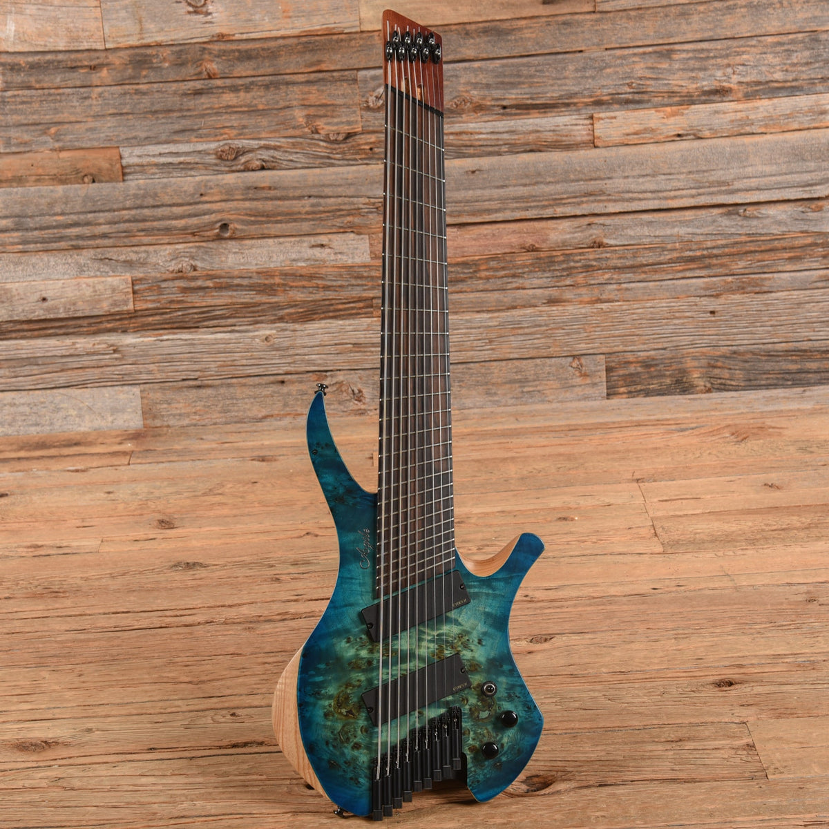 Agile Headless 9-String Blue Burst - View 4 | MusicMarket