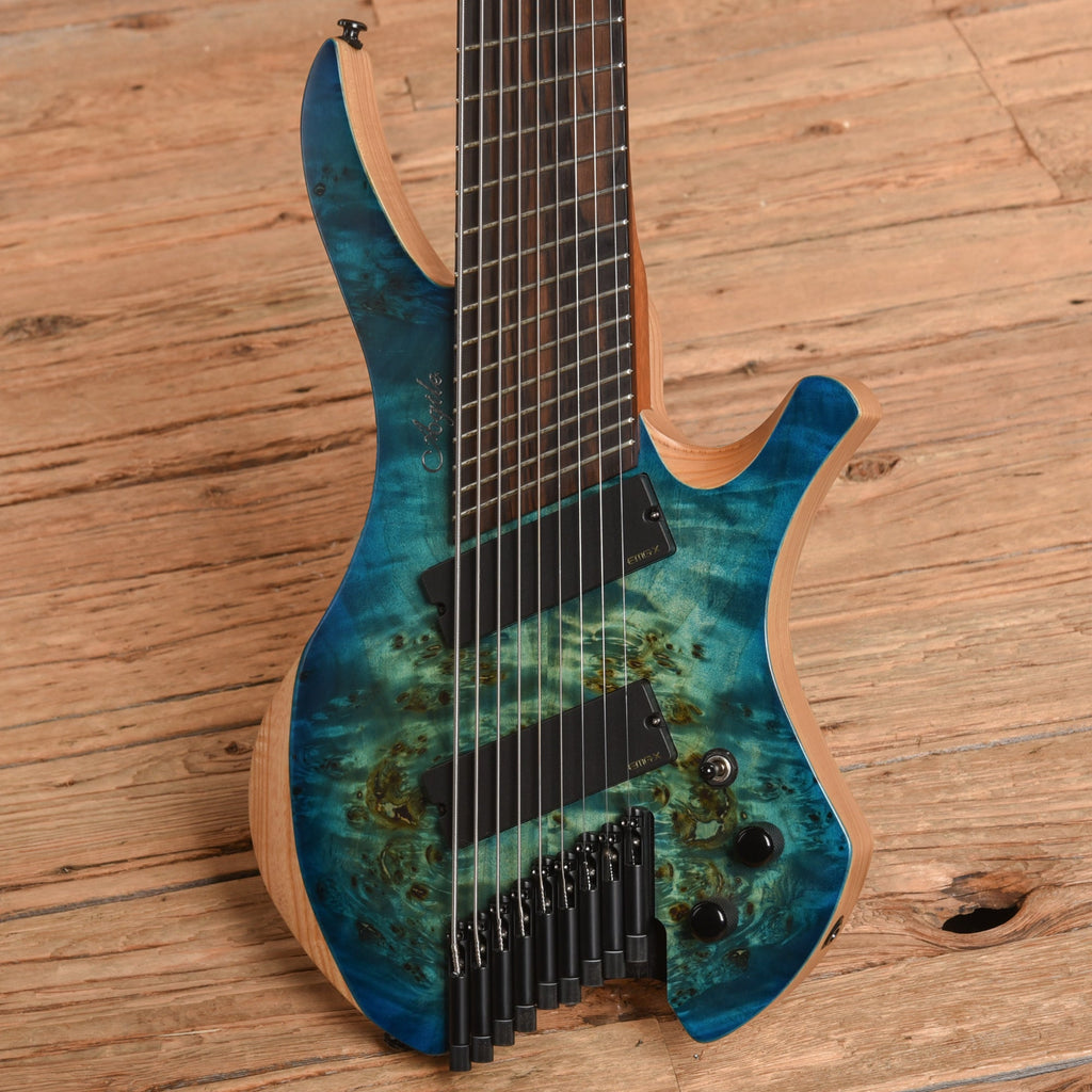 Agile Headless 9-String Blue Burst - View 2 | MusicMarket