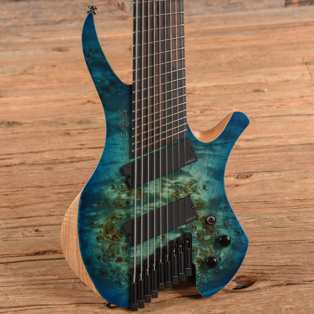 Agile Headless 9-String Blue Burst - MusicMarket