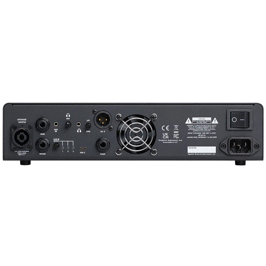 Aguilar TH700 V2 ToneHammer Gen 2 700 Watt Bass Head - View 2 | MusicMarket