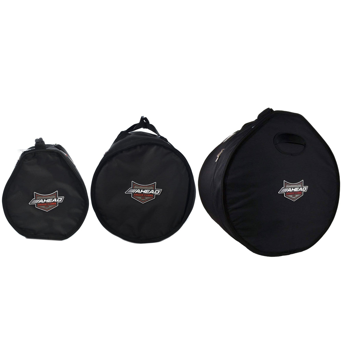 Ahead Armor 12x8/14x14/18x14 Drum Soft Case (3 Pack Bundle) - MusicMarket