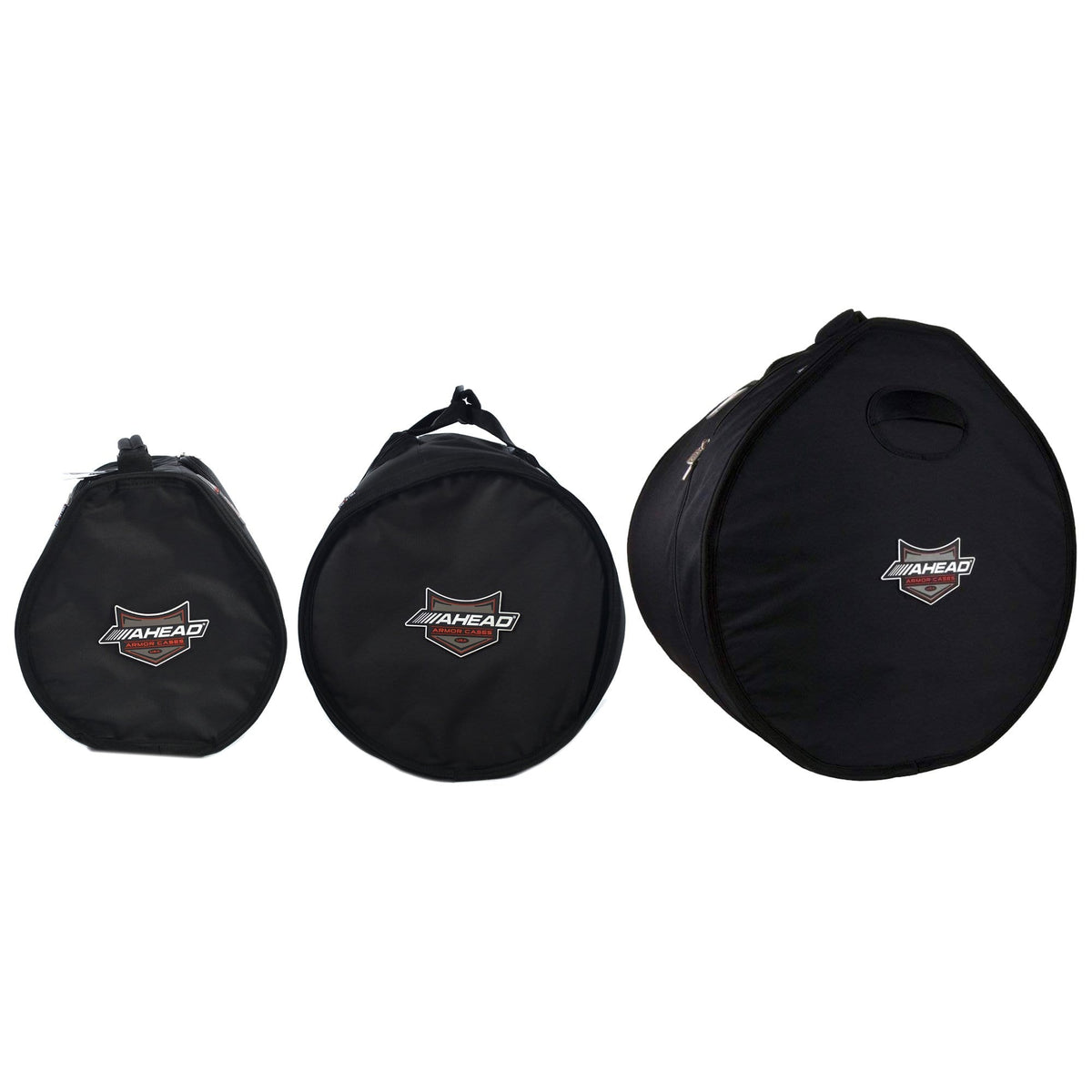 Ahead Armor 12x8/14x14/20x14 Drum Soft Case (3 Pack Bundle) - MusicMarket
