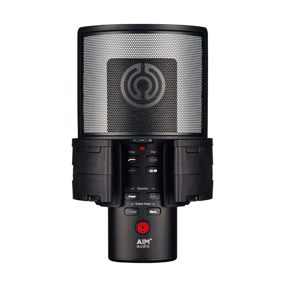 Aim Audio INSPIRE + PACK Multi-Pattern Studio Mic w ORBIT/SENTRY Shockmount & Case - View 2 | MusicMarket