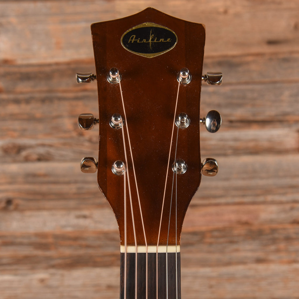 Airline Jumbo Acoustic Sunburst 1950s - View 6 | MusicMarket