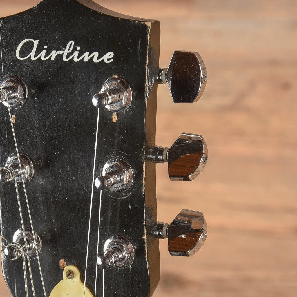 Airline 2-Pickup Electric Black 1960s - View 13 | MusicMarket