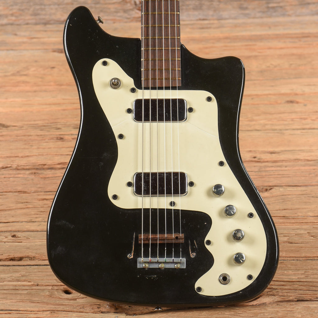 Airline 2-Pickup Electric Black 1960s - MusicMarket