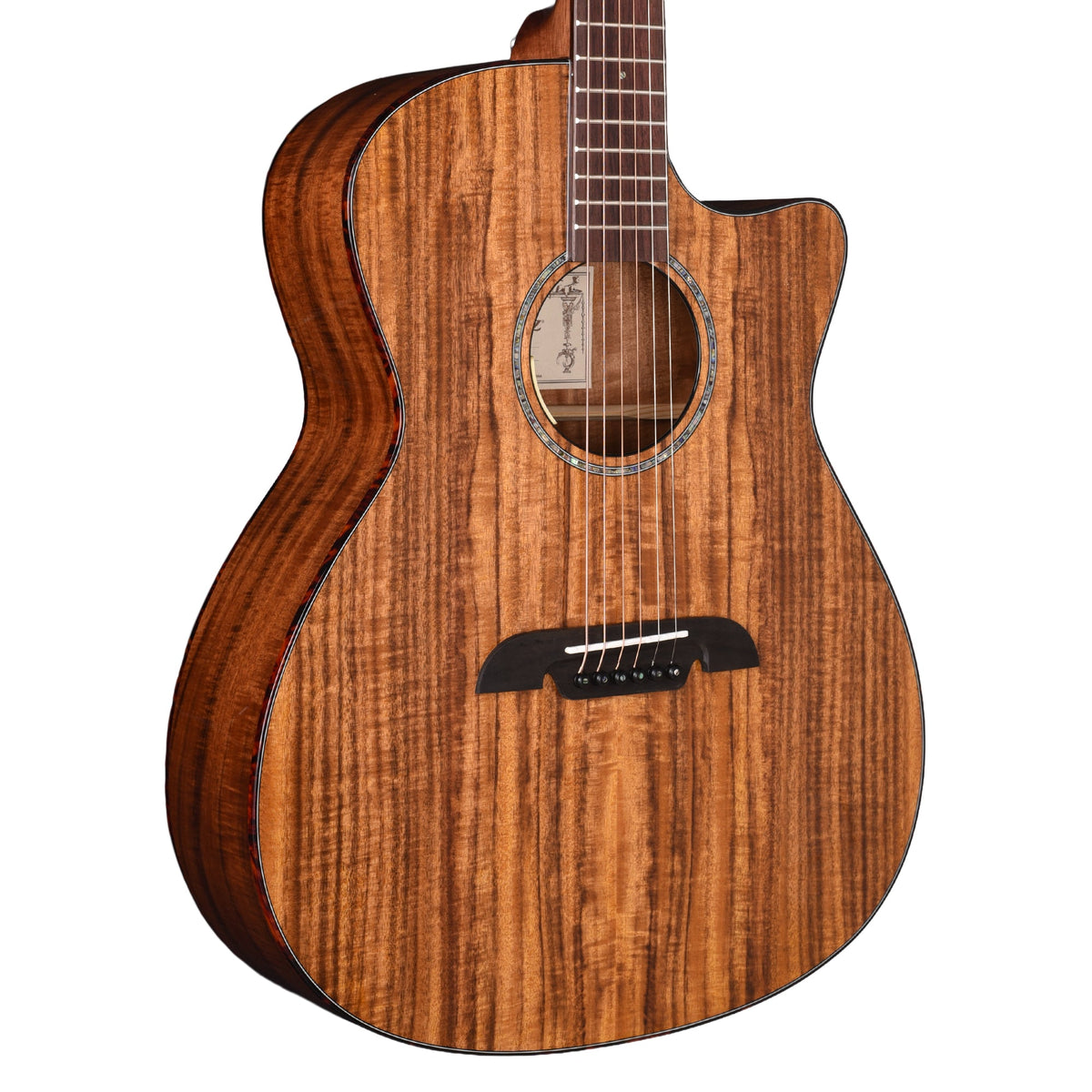 Alvarez RG99KCE Elite Figured Koa Grand Auditorium Acoustic-Electric Guitar - MusicMarket