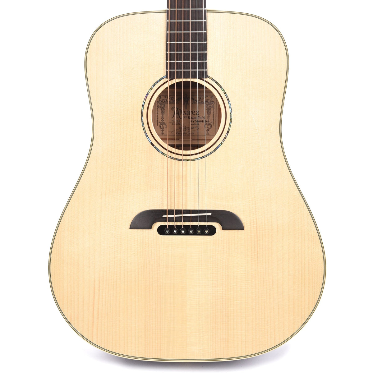 Alvarez DYM60HD Yairi Masterworks Honduran Acoustic Guitar Natural Gloss - MusicMarket