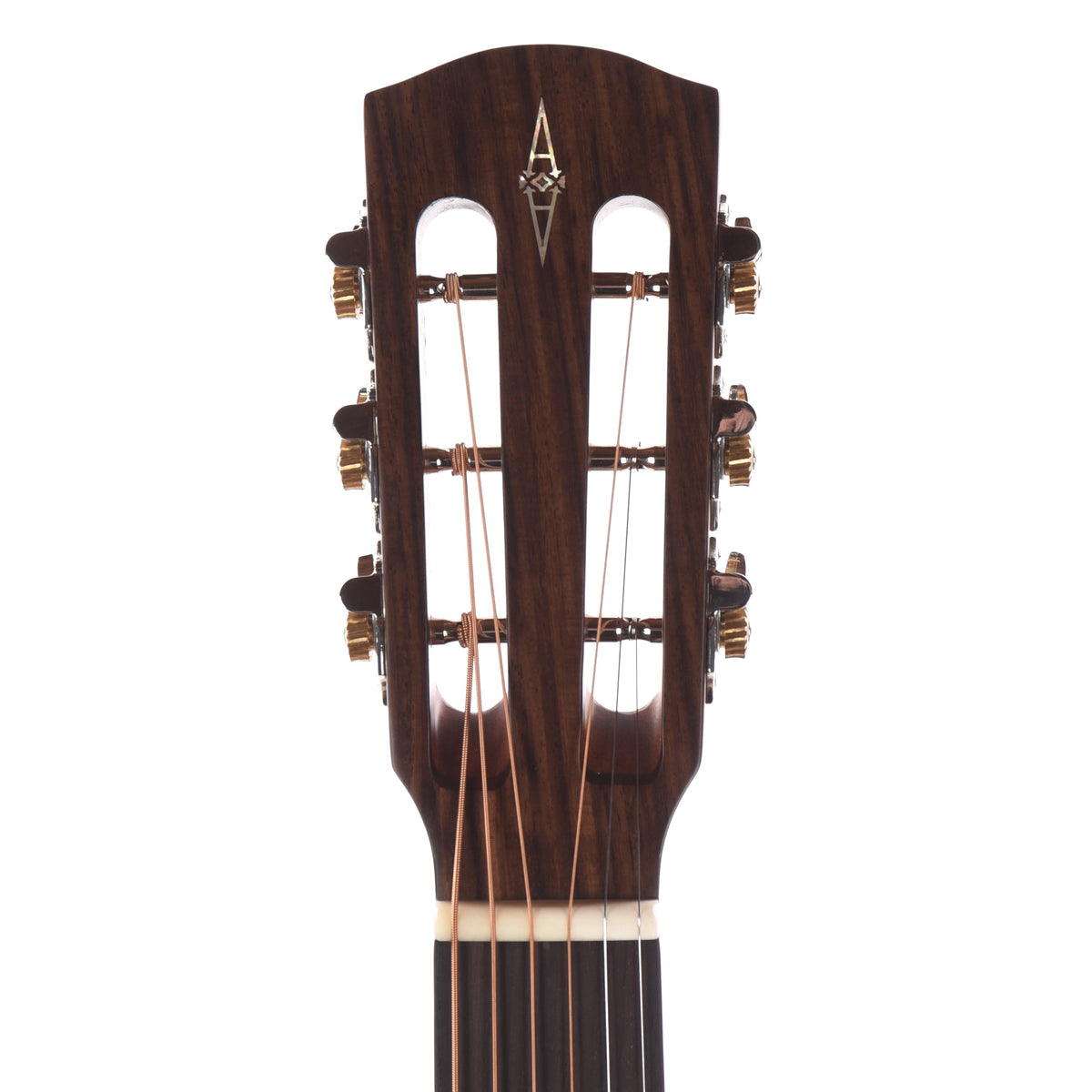 Alvarez AP66 Artist Parlor Solid African Mahogany/African Mahogany Shadowburst - View 6 | MusicMarket