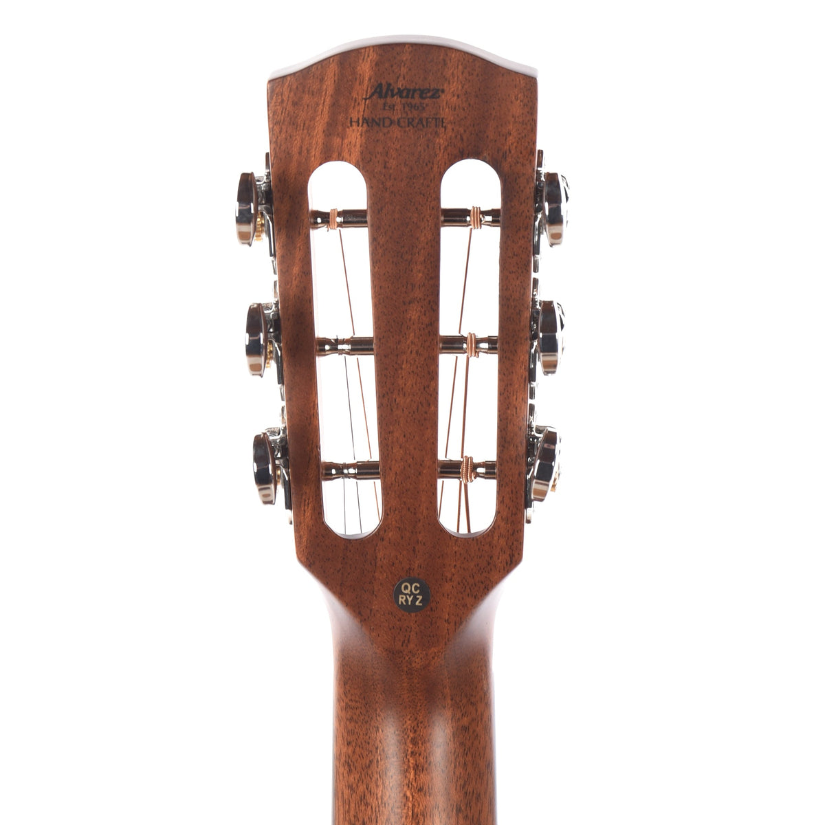 Alvarez AP66 Artist Parlor Solid African Mahogany/African Mahogany Shadowburst - View 7 | MusicMarket