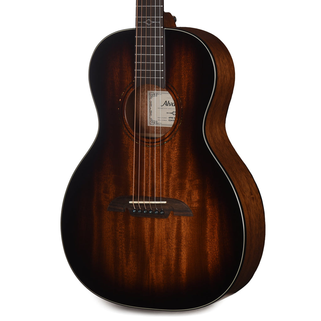 Alvarez AP66 Artist Parlor Solid African Mahogany/African Mahogany Shadowburst - View 2 | MusicMarket