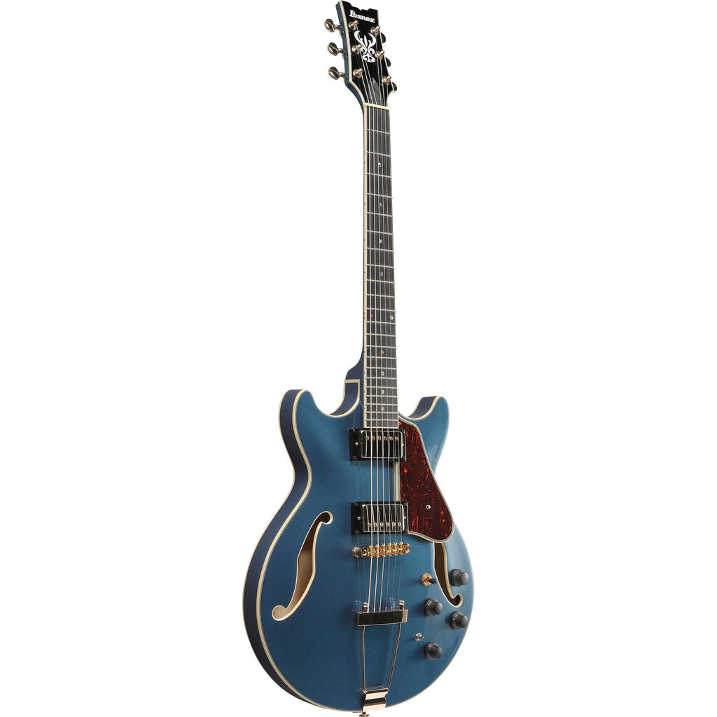 Ibanez AMH Artcore Expressionist Full-hollow Electric Guitar, Prussian Blue Metallic - View 2 | MusicMarket