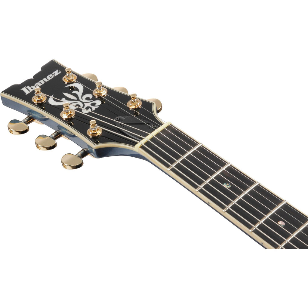 Ibanez AMH Artcore Expressionist Full-hollow Electric Guitar, Prussian Blue Metallic - View 4 | MusicMarket
