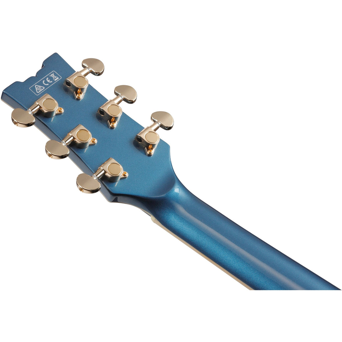 Ibanez AMH Artcore Expressionist Full-hollow Electric Guitar, Prussian Blue Metallic - View 5 | MusicMarket