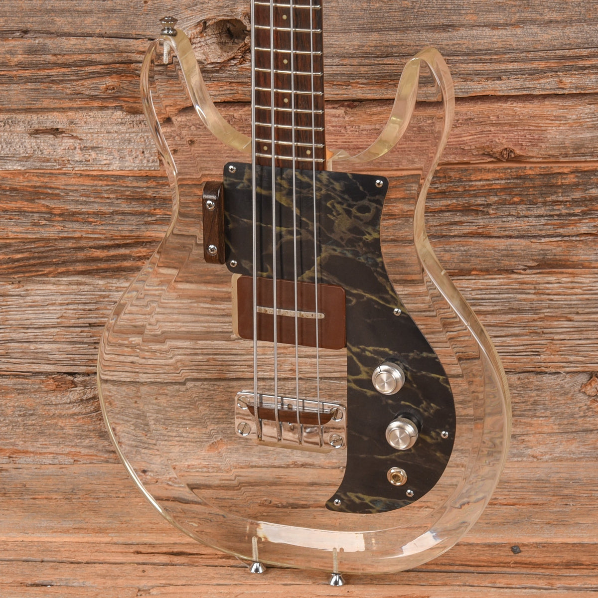 Ampeg Dan Armstrong Lucite Bass Clear 1969 - View 2 | MusicMarket