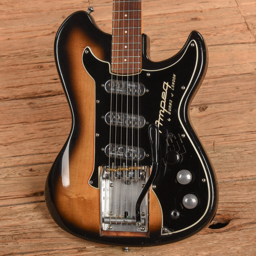 Ampeg by Burns Split Sonic Sunburst 1963 - View 2 | MusicMarket