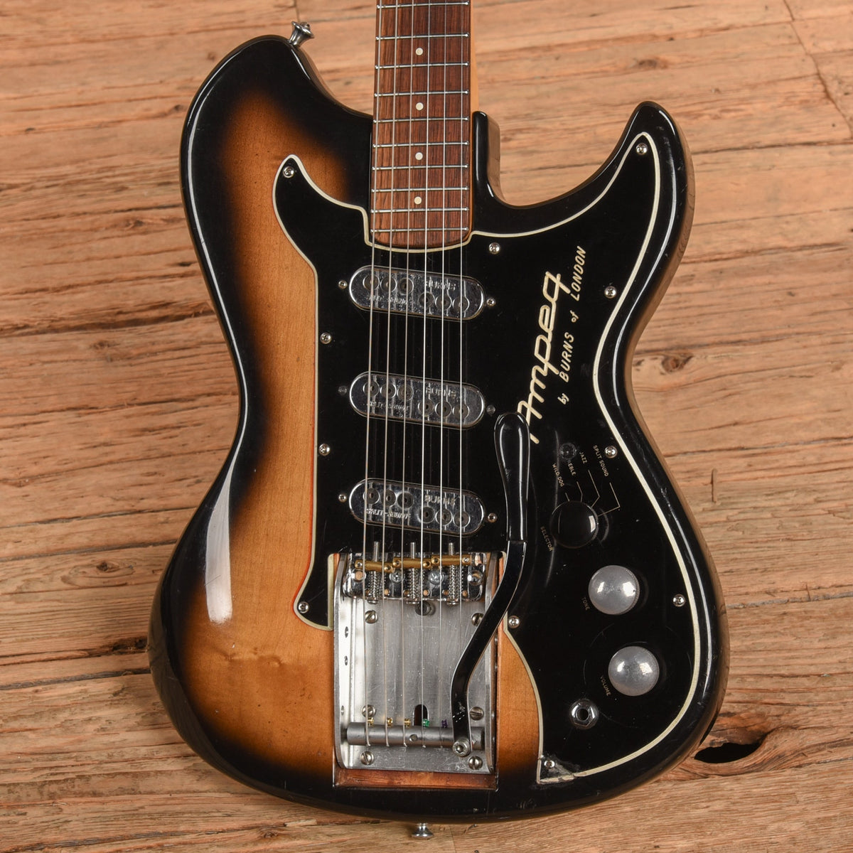 Ampeg by Burns Split Sonic Sunburst 1963 - View 2 | MusicMarket