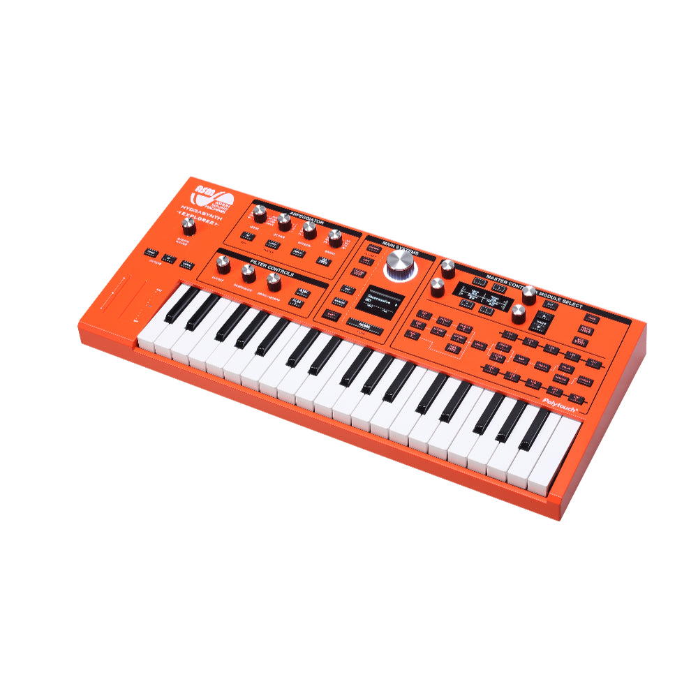 ASM Hydrasynth Explorer 888 37-Key Digital Polyphonic Synthesizer Limited Edition Orange - View 2 | MusicMarket
