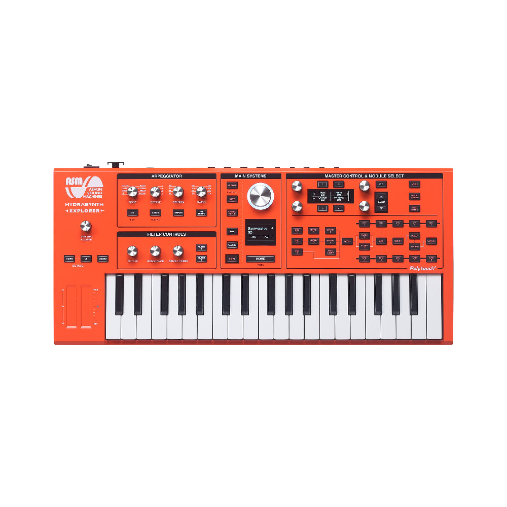 ASM Hydrasynth Explorer 888 37-Key Digital Polyphonic Synthesizer Limited Edition Orange - MusicMarket