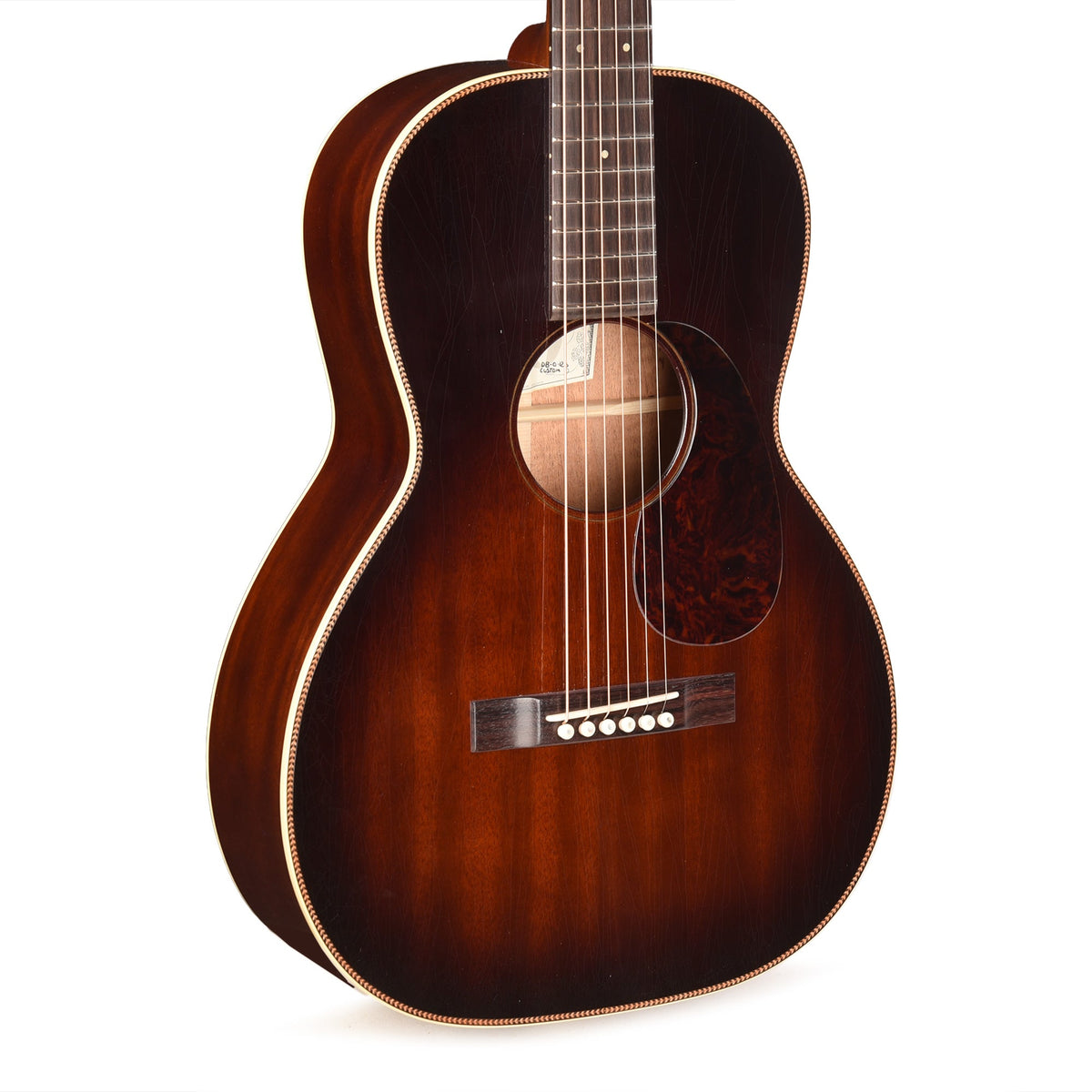Atkin Dust Bowl 0 12-Fret Mahogany Sunburst w/Herringbone Trim - MusicMarket