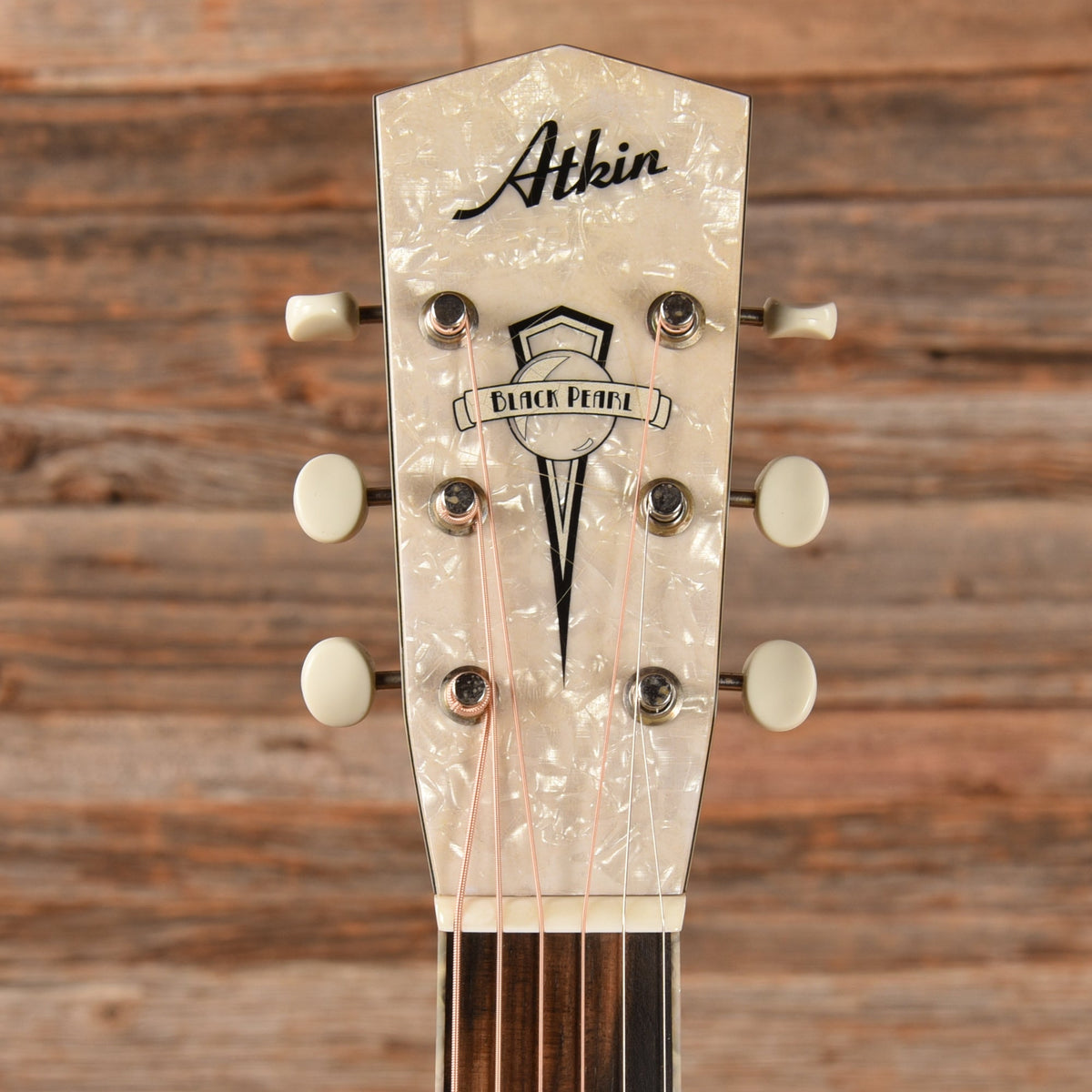 Atkin J43BP Sitka Top Maple Back and Sides Black 2023 - View 6 | MusicMarket