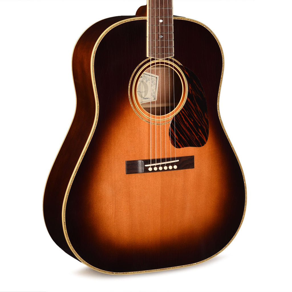 Atkin The Forty Three Deluxe Baked Sitka/Mahogany Aged Sunburst Top w/Glitter Trim - MusicMarket