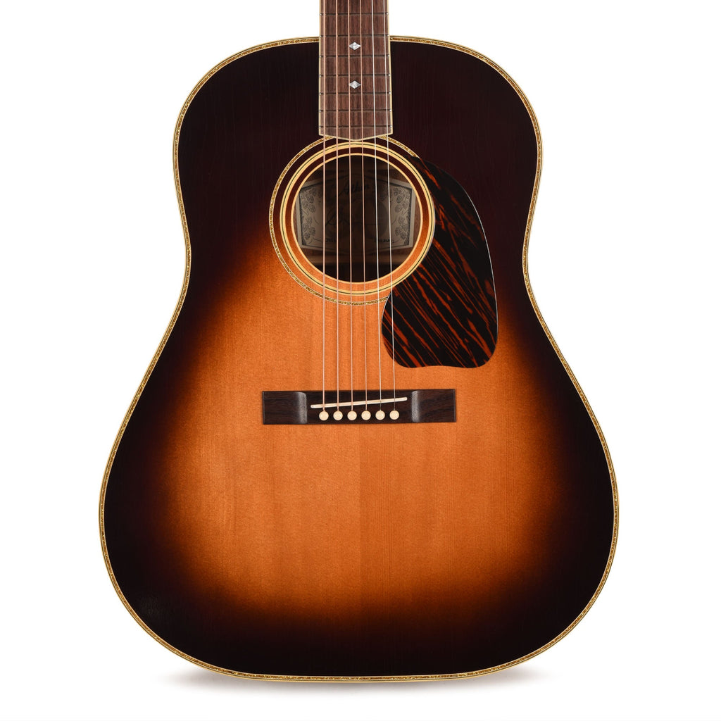 Atkin The Forty Three Deluxe Baked Sitka/Mahogany Aged Sunburst Top w/Glitter Trim - View 2 | MusicMarket