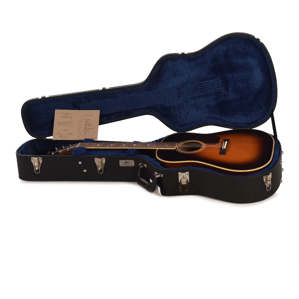 Atkin The Forty Three Deluxe Baked Sitka/Mahogany Aged Sunburst Top w/Glitter Trim - View 8 | MusicMarket