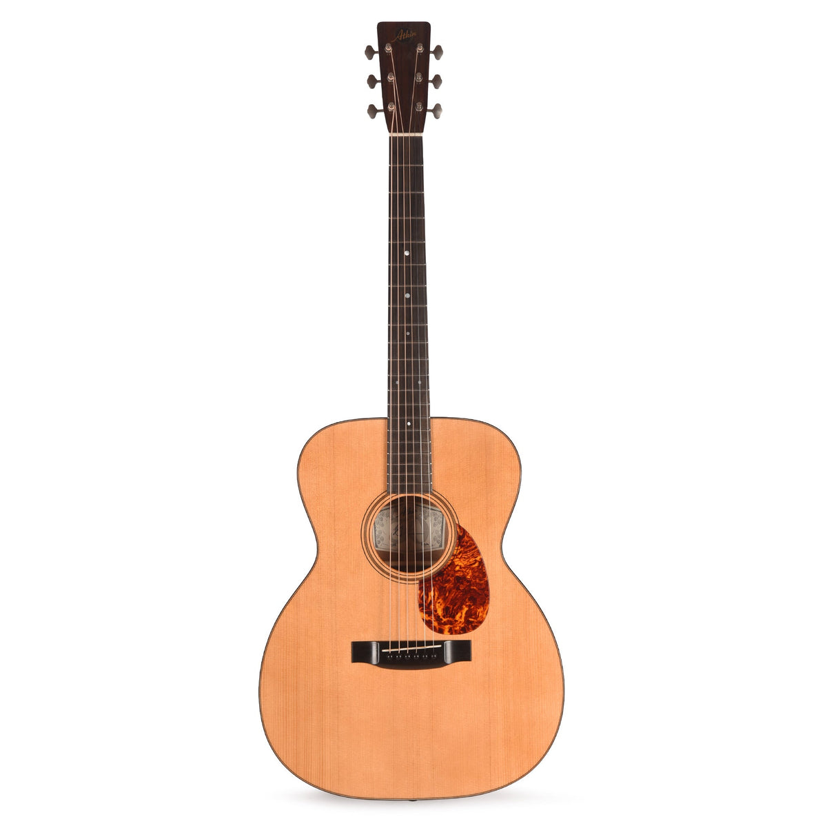Atkin Essential OM Aged Baked Sitka/Mahogany Natural - View 4 | MusicMarket