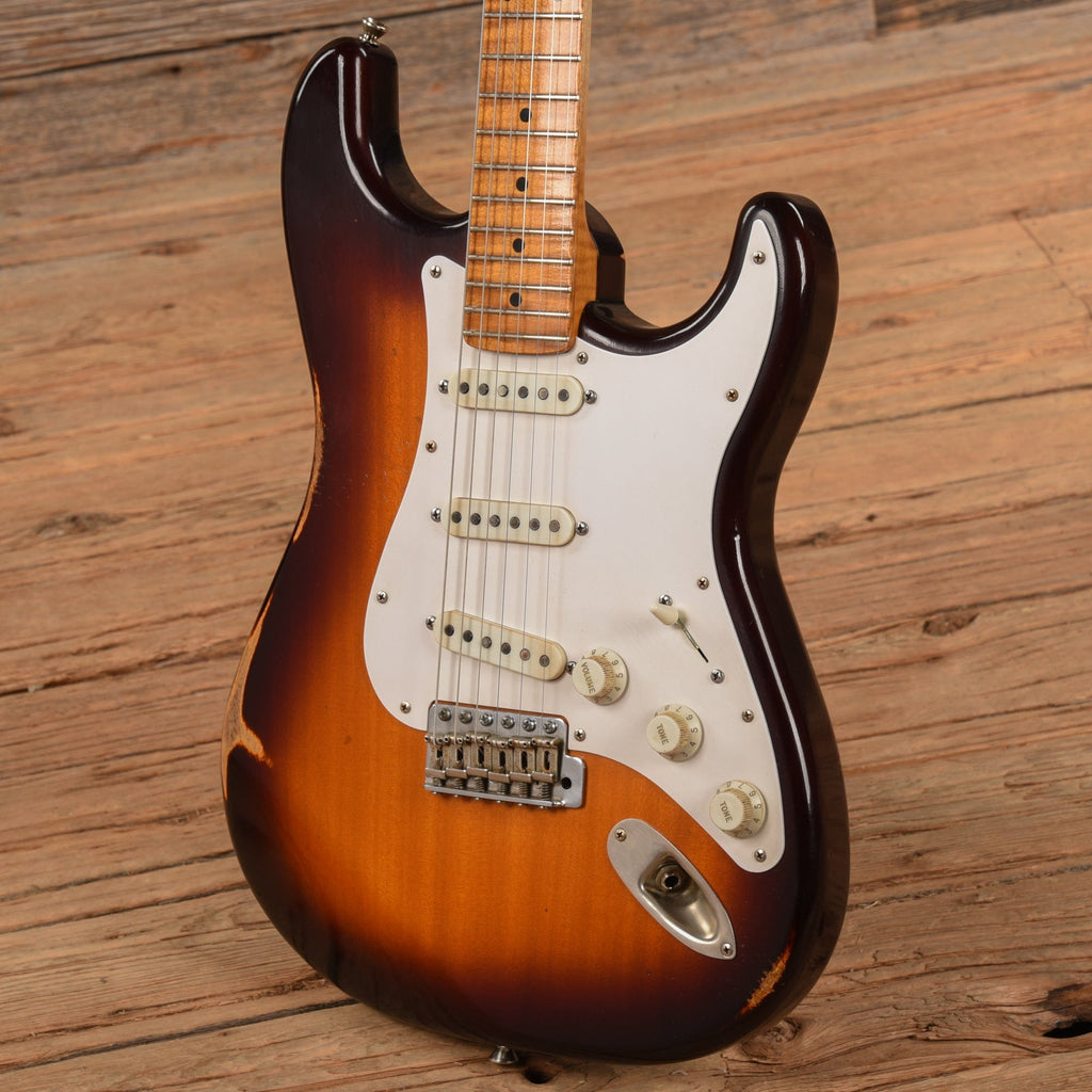 Atkin 54 S-Style w/Flame Maple Neck Aged Sunburst 2023 - View 2 | MusicMarket
