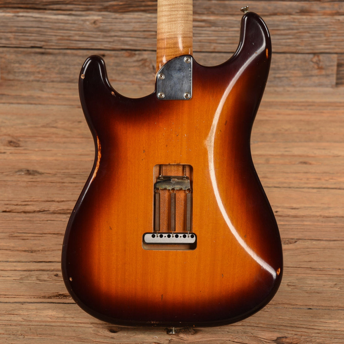 Atkin 54 S-Style w/Flame Maple Neck Aged Sunburst 2023 - View 3 | MusicMarket