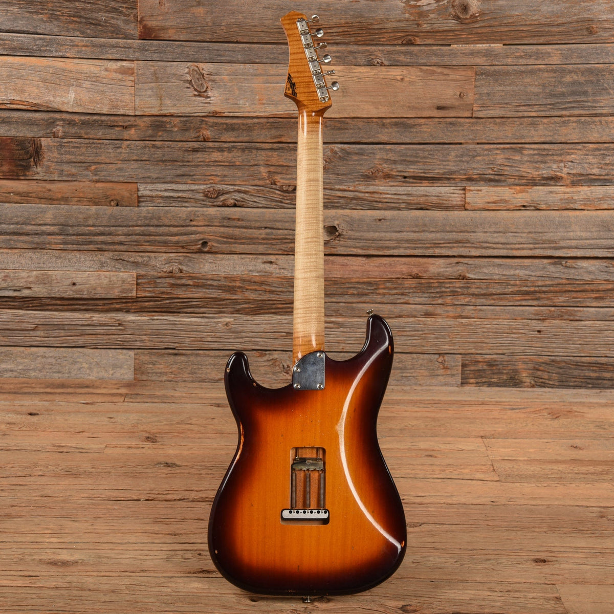 Atkin 54 S-Style w/Flame Maple Neck Aged Sunburst 2023 - View 5 | MusicMarket