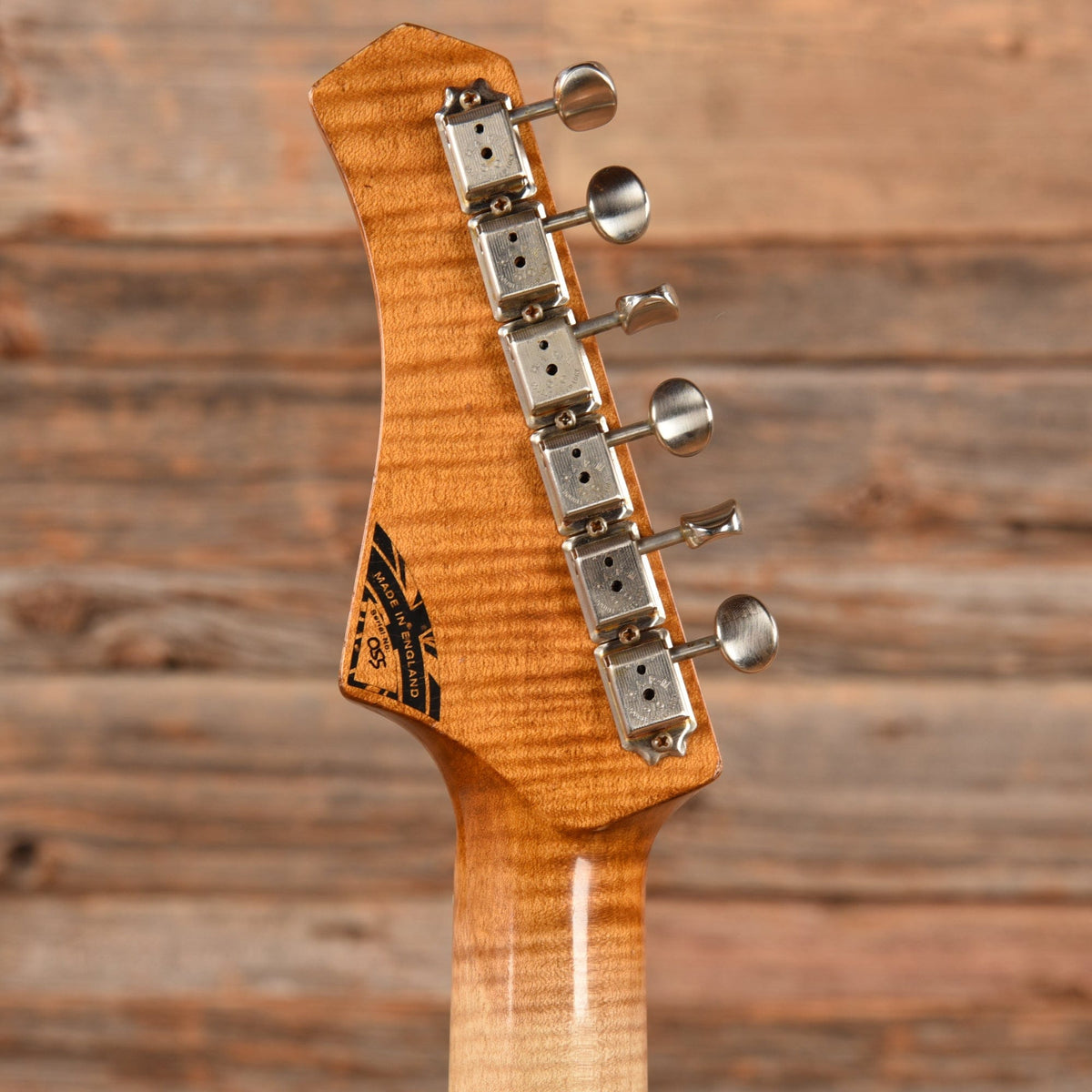 Atkin 54 S-Style w/Flame Maple Neck Aged Sunburst 2023 - View 7 | MusicMarket