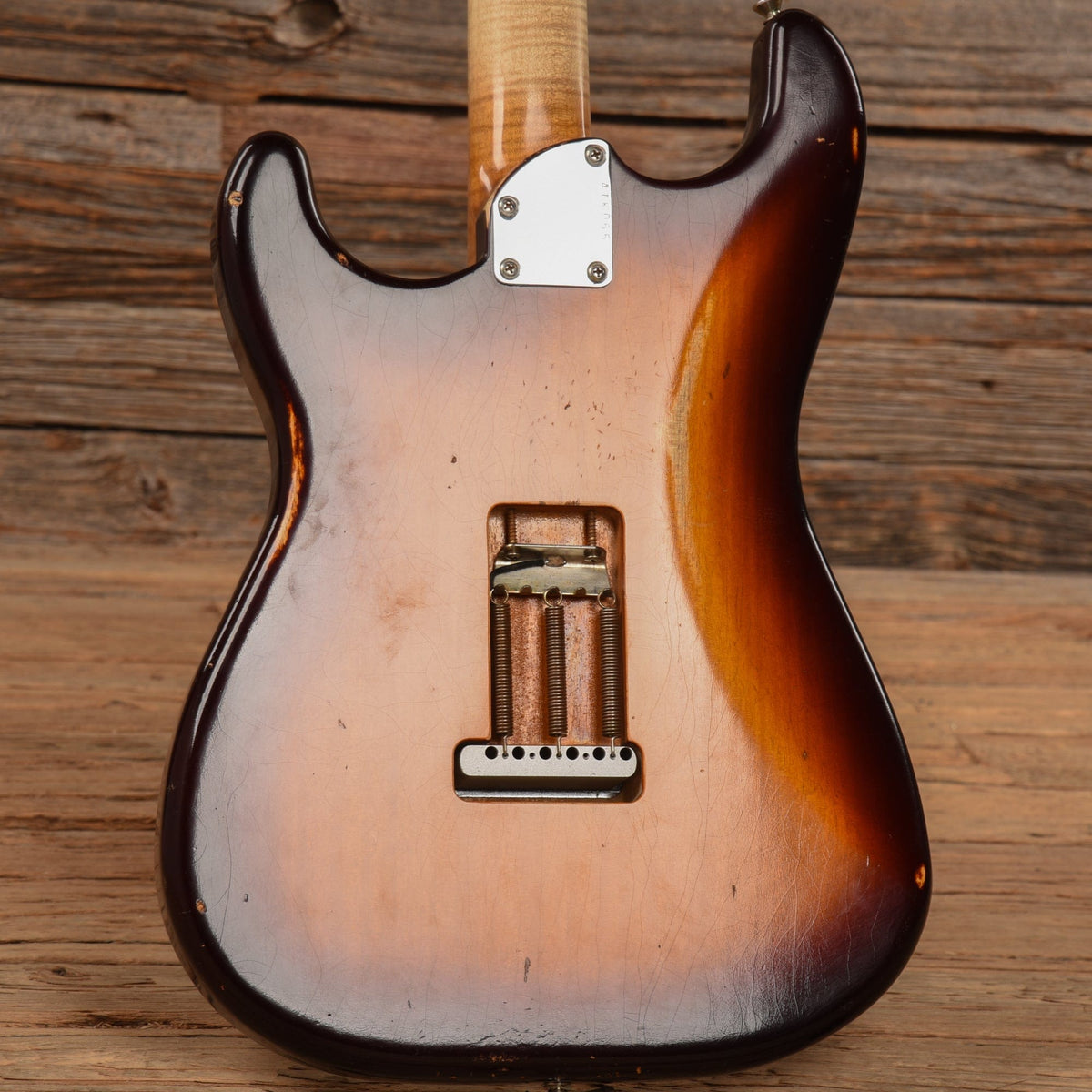 Atkin 54 S-Style w/Flame Maple Neck Aged Sunburst 2023 - View 9 | MusicMarket