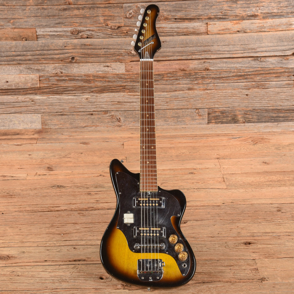 Audition Solidbody Electric Sunburst 1960s - View 4 | MusicMarket