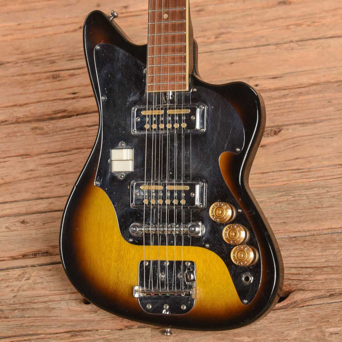 Audition Solidbody Electric Sunburst 1960s - View 2 | MusicMarket