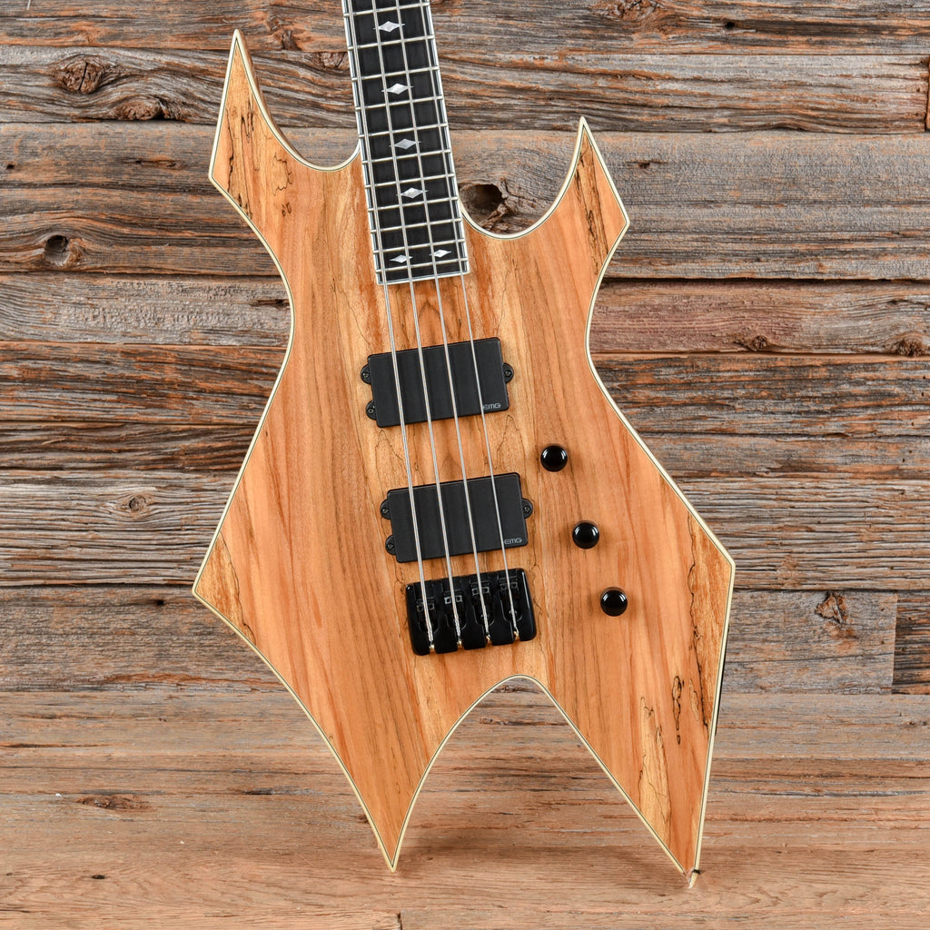 B.C. Rich Paolo Gregoletto Signature Warlock Bass Spalted Maple 2011 - MusicMarket