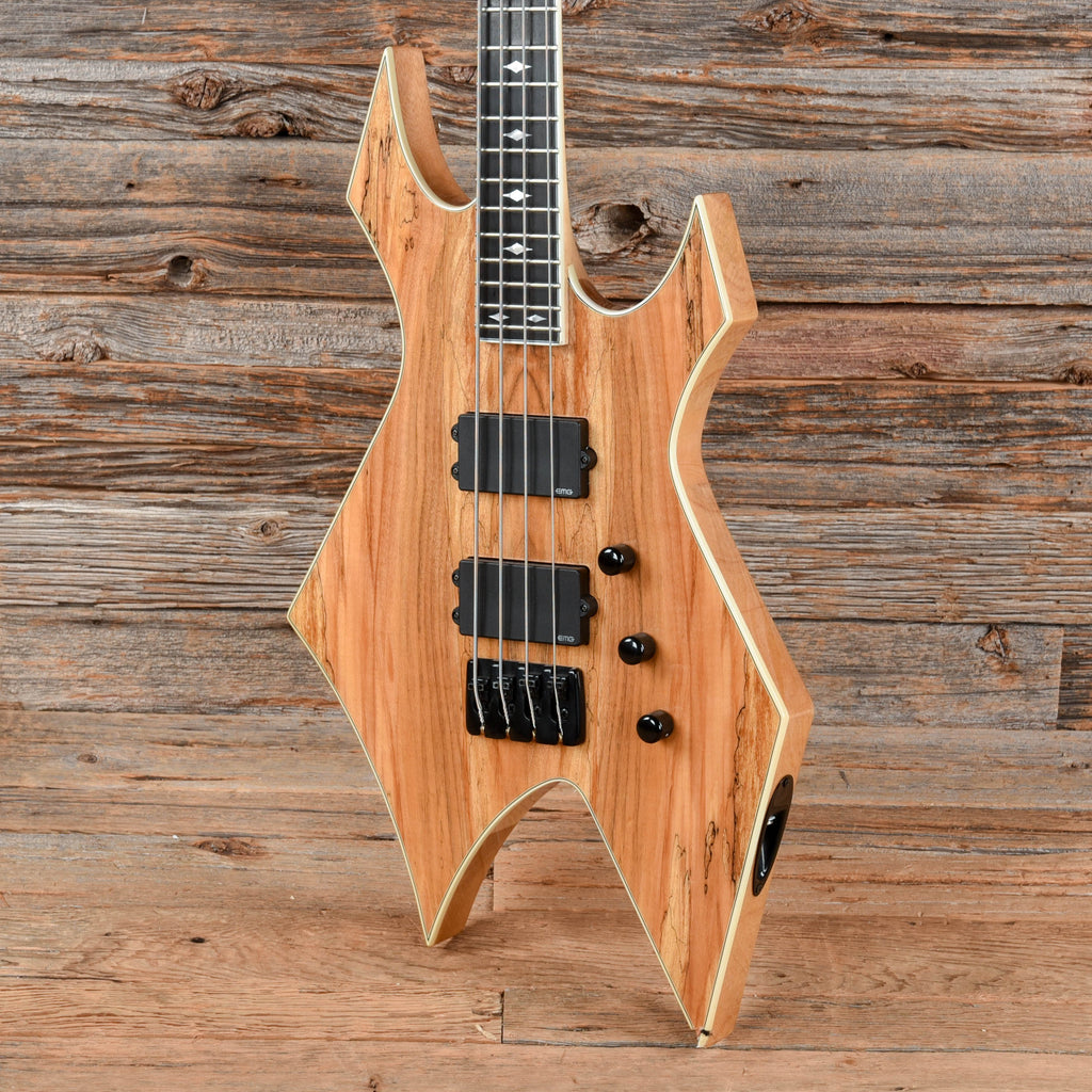 B.C. Rich Paolo Gregoletto Signature Warlock Bass Spalted Maple 2011 - View 2 | MusicMarket