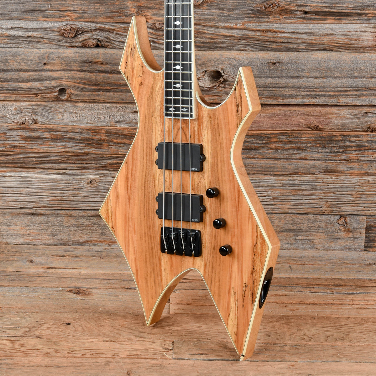 B.C. Rich Paolo Gregoletto Signature Warlock Bass Spalted Maple 2011 - View 2 | MusicMarket