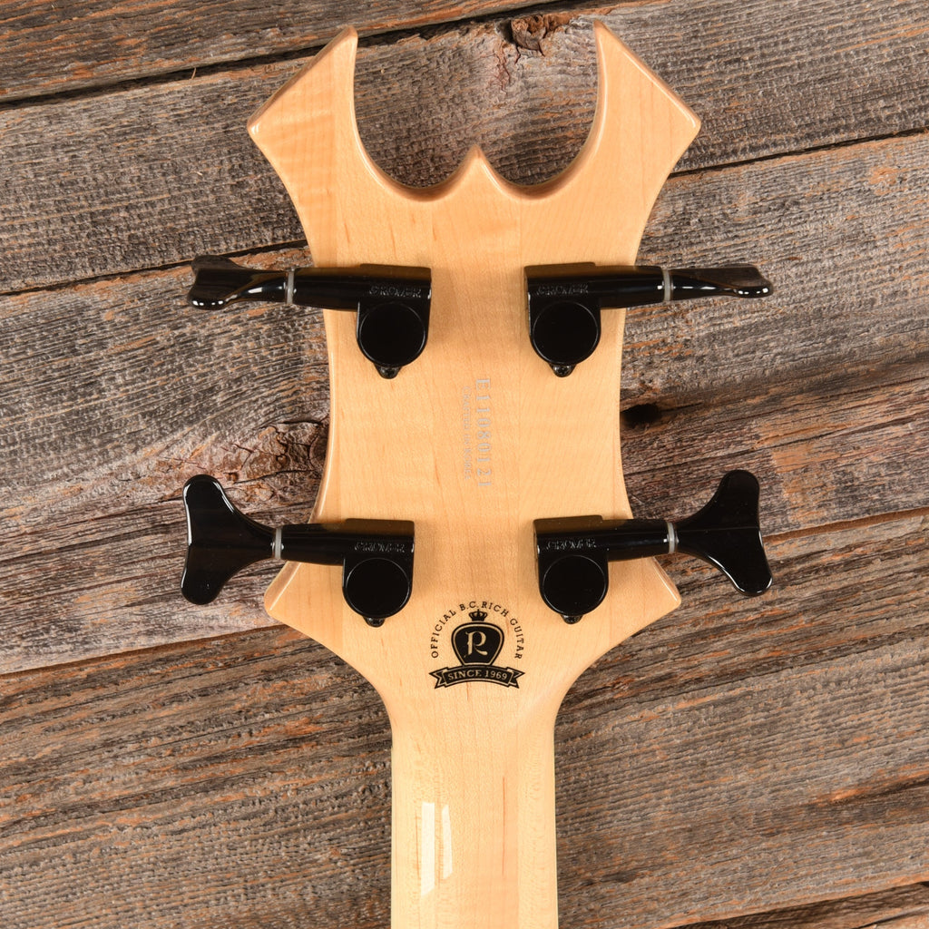 B.C. Rich Paolo Gregoletto Signature Warlock Bass Spalted Maple 2011 - View 7 | MusicMarket