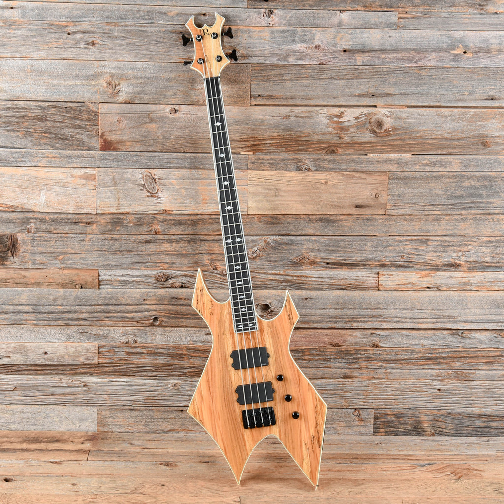 B.C. Rich Paolo Gregoletto Signature Warlock Bass Spalted Maple 2011 - View 4 | MusicMarket