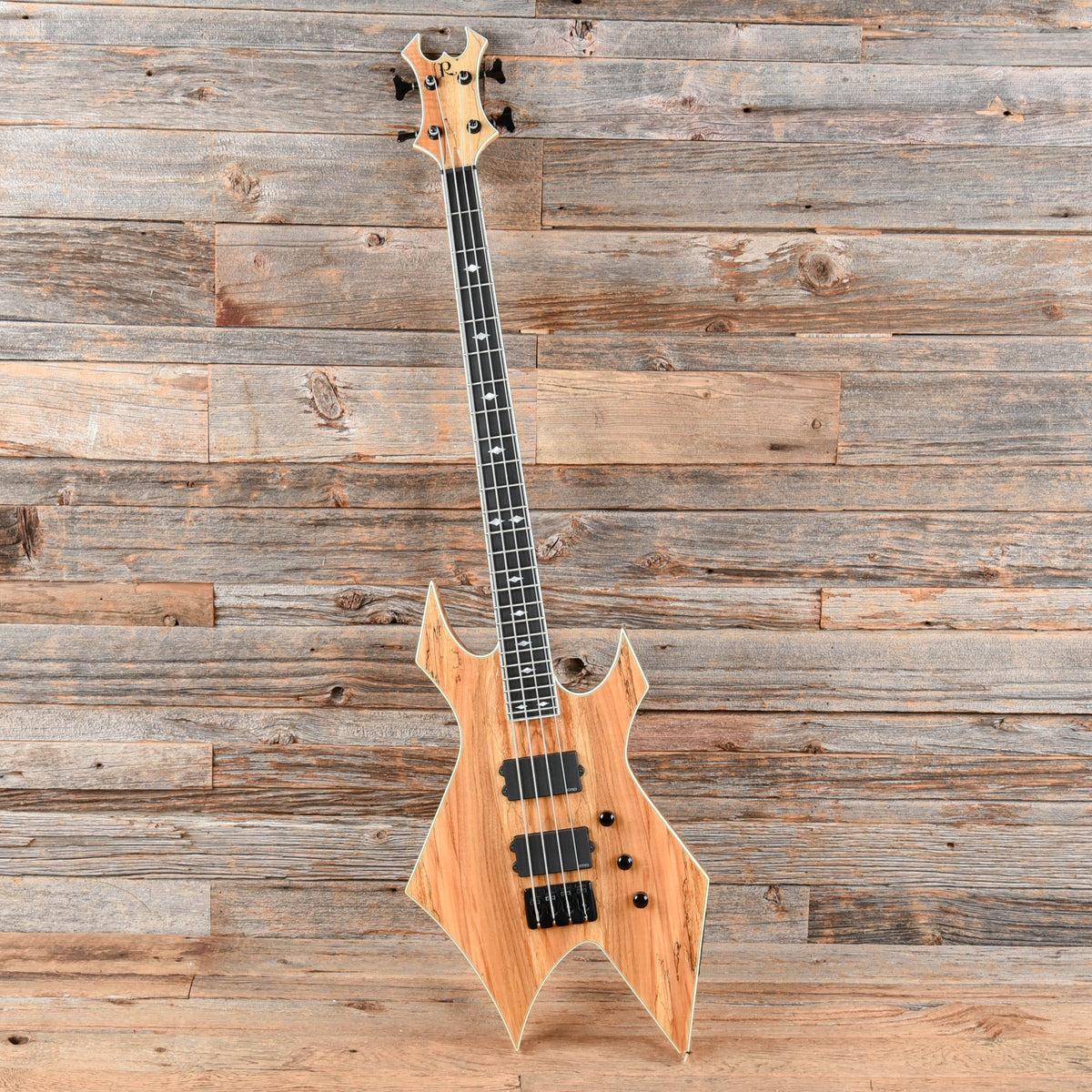 B.C. Rich Paolo Gregoletto Signature Warlock Bass Spalted Maple 2011 - View 4 | MusicMarket