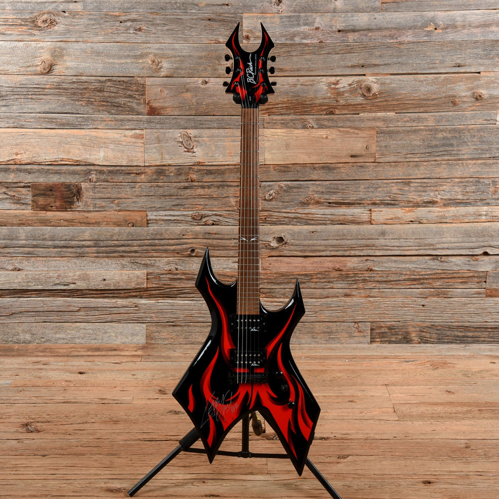 B.C. Rich KKW Tribal Fire Electric Guitars Black - View 3 | MusicMarket