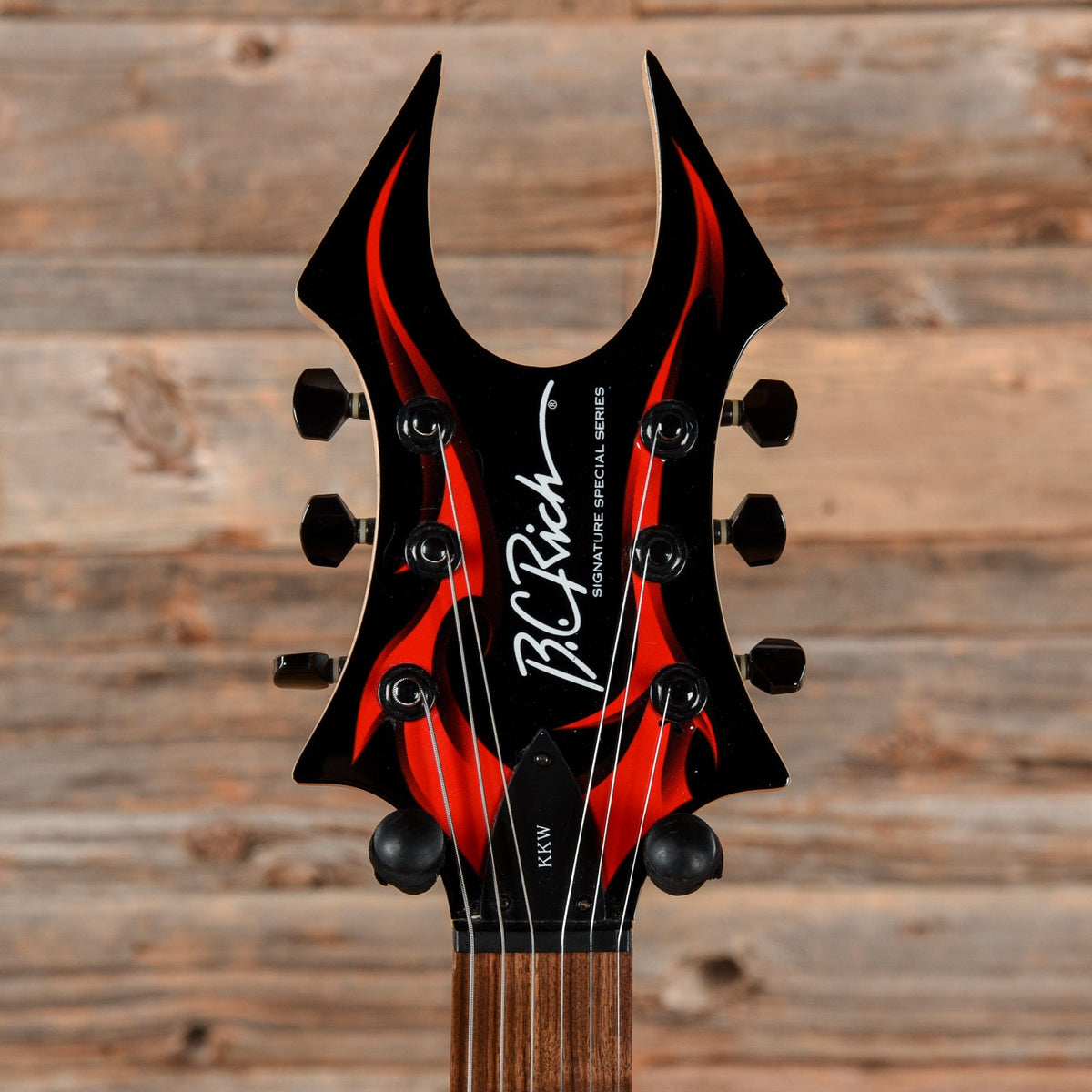 B.C. Rich KKW Tribal Fire Electric Guitars Black - View 5 | MusicMarket