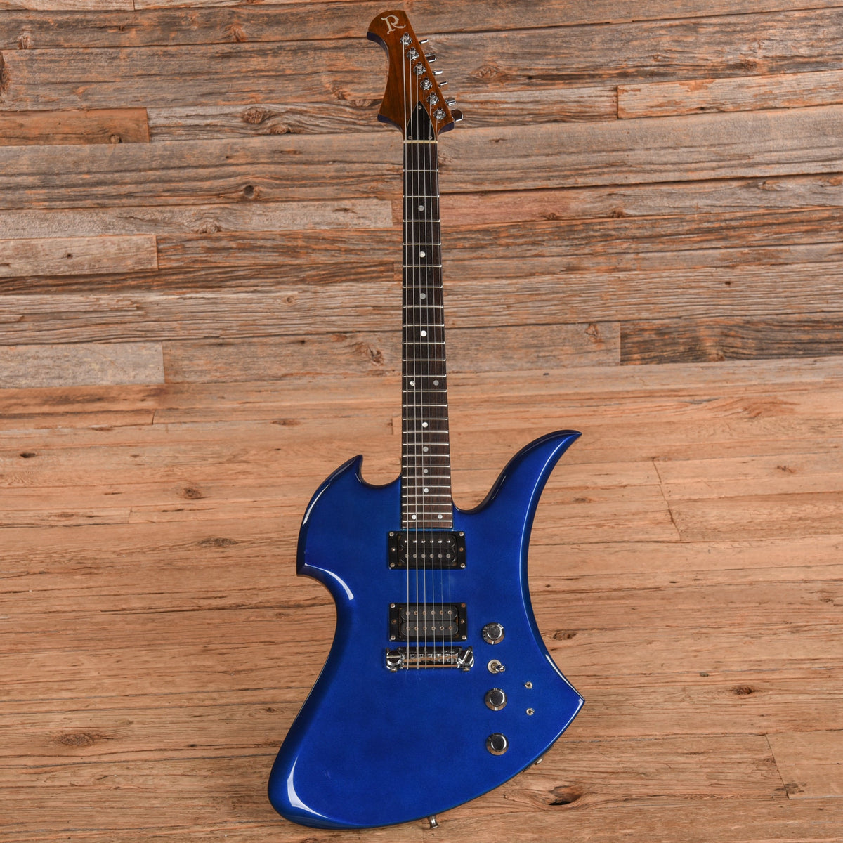 B.C. Rich Mockingbird Metallic Blue Refin 1980s - View 4 | MusicMarket