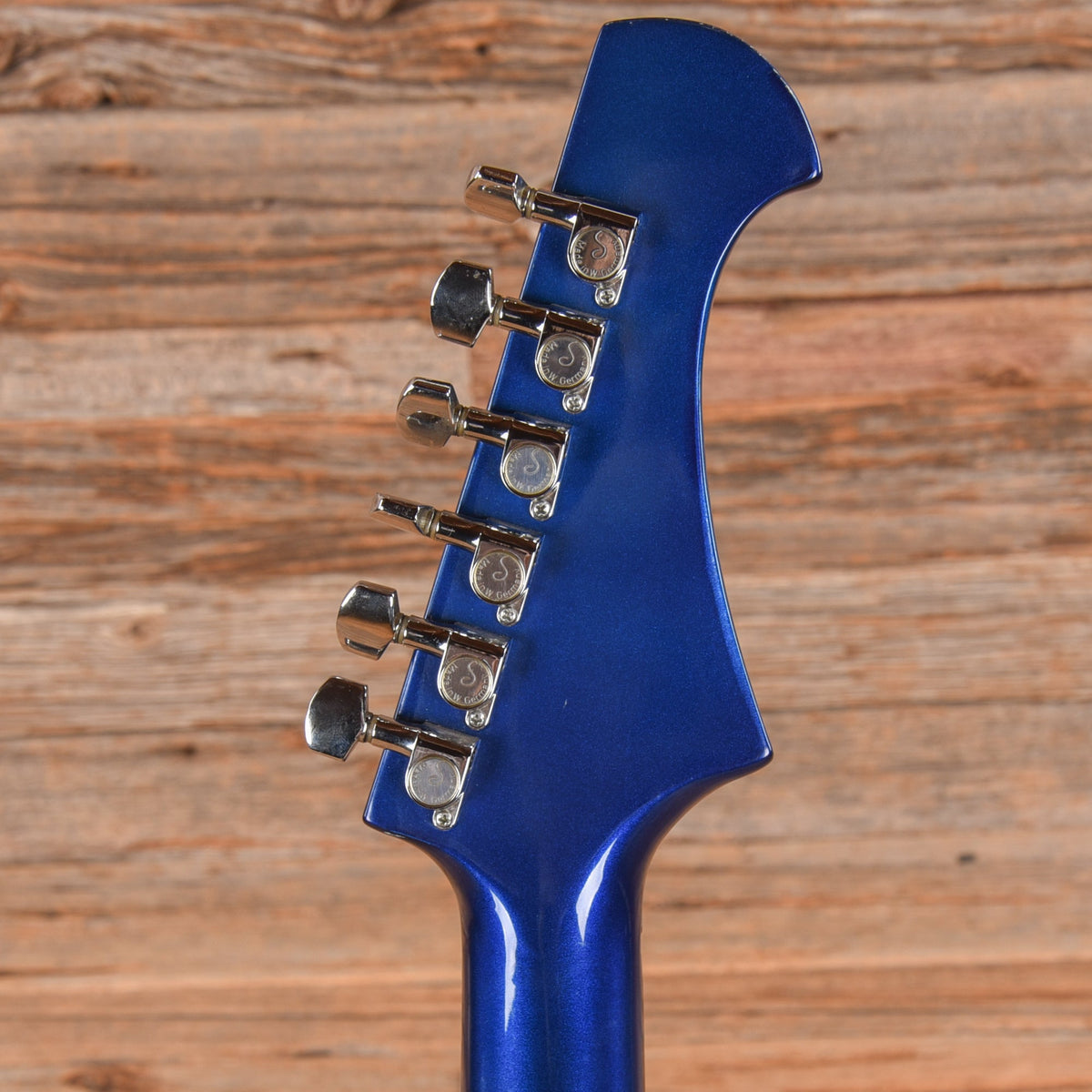 B.C. Rich Mockingbird Metallic Blue Refin 1980s - View 7 | MusicMarket