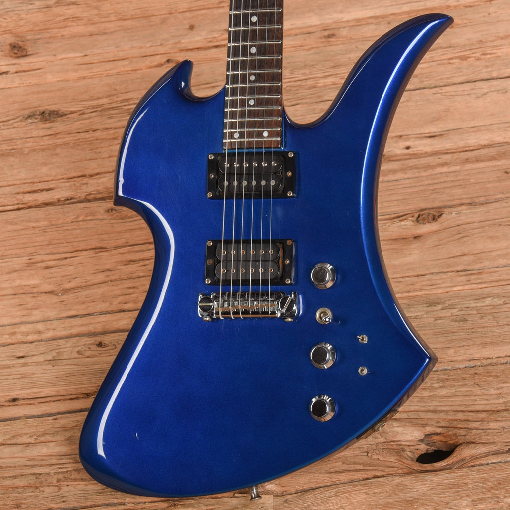 B.C. Rich Mockingbird Metallic Blue Refin 1980s - View 2 | MusicMarket