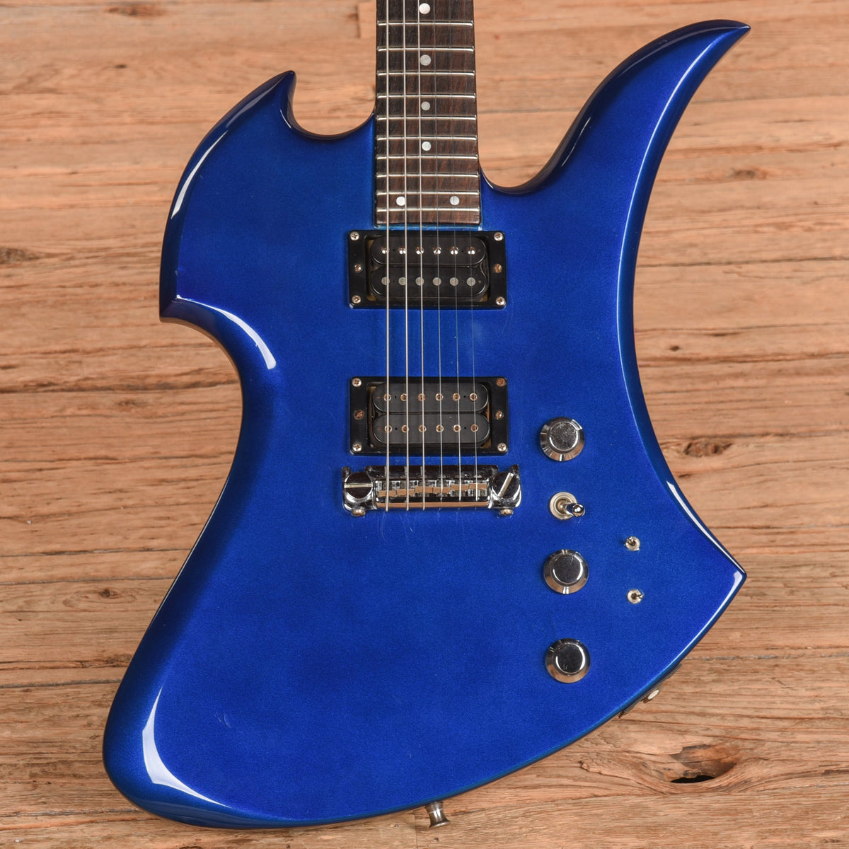 B.C. Rich Mockingbird Metallic Blue Refin 1980s - MusicMarket