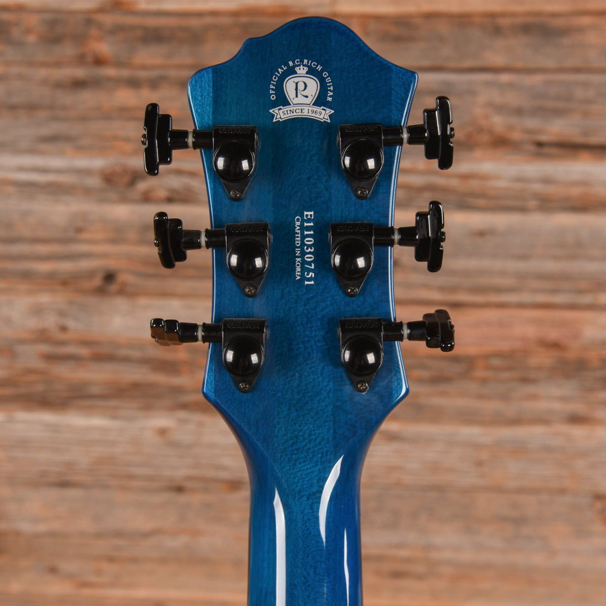 B.C. Rich Mockingbird ST Transparent Blue - View 7 | MusicMarket