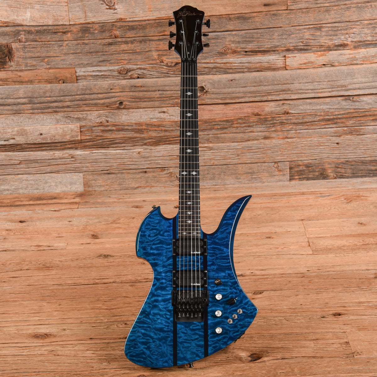 B.C. Rich Mockingbird ST Transparent Blue - View 4 | MusicMarket